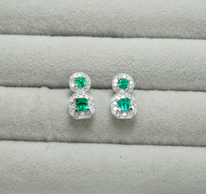 エメラルド ピアス