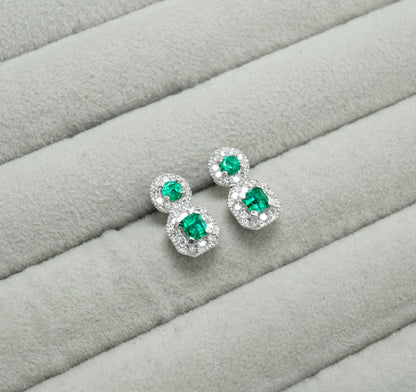 エメラルド ピアス