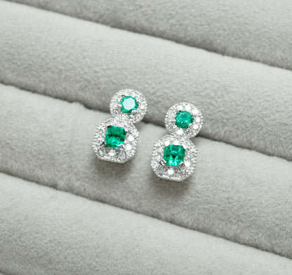 エメラルド ピアス