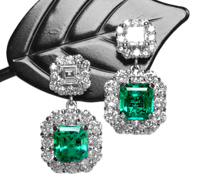 エメラルド ピアス