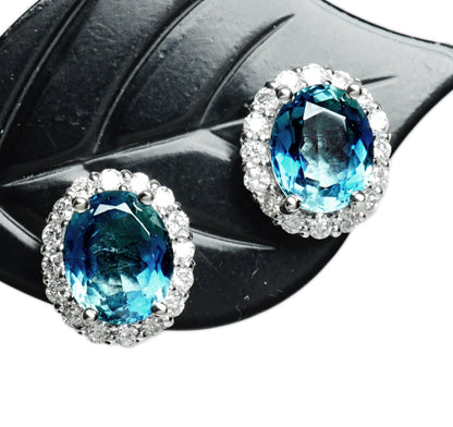 アクアマリン ピアス