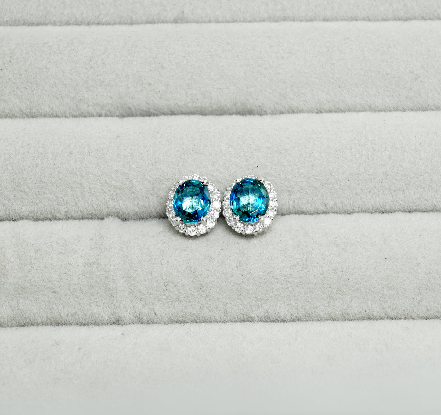 アクアマリン ピアス