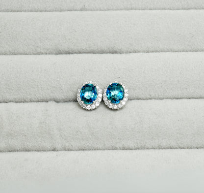 アクアマリン ピアス