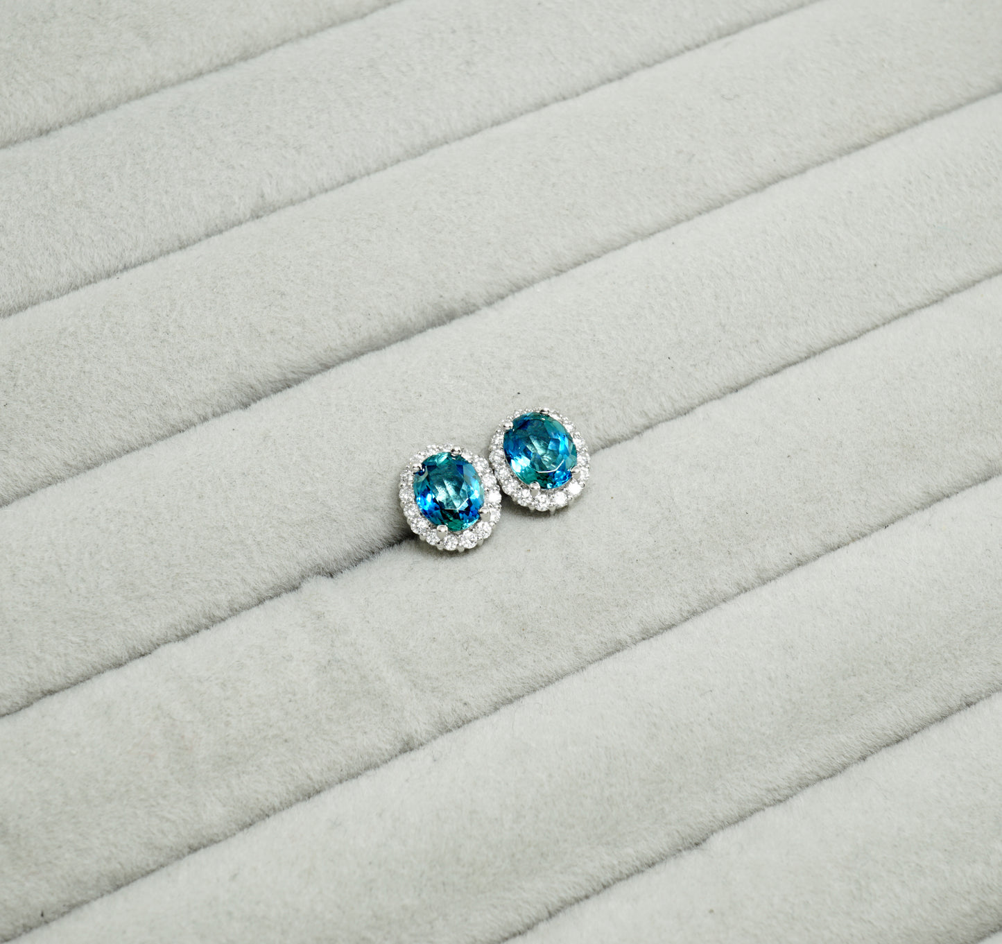 アクアマリン ピアス