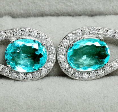 パライバトルマリン ピアス