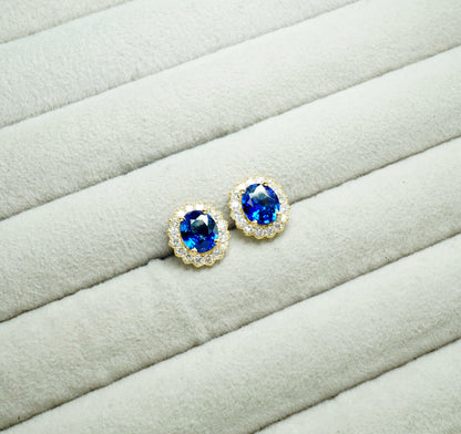 サファイア ピアス