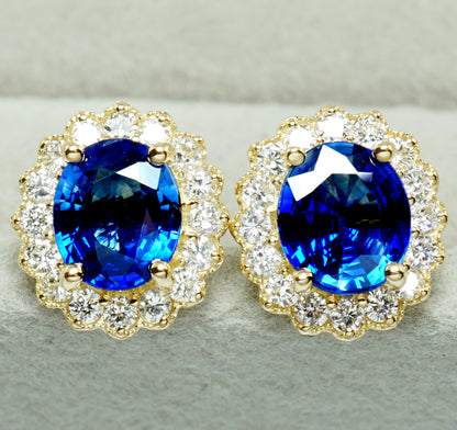 サファイア ピアス