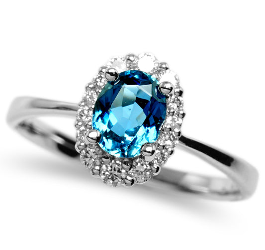 アクアマリン リング