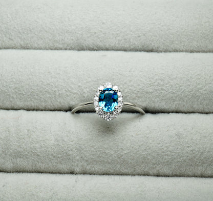 アクアマリン リング