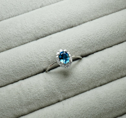 アクアマリン リング