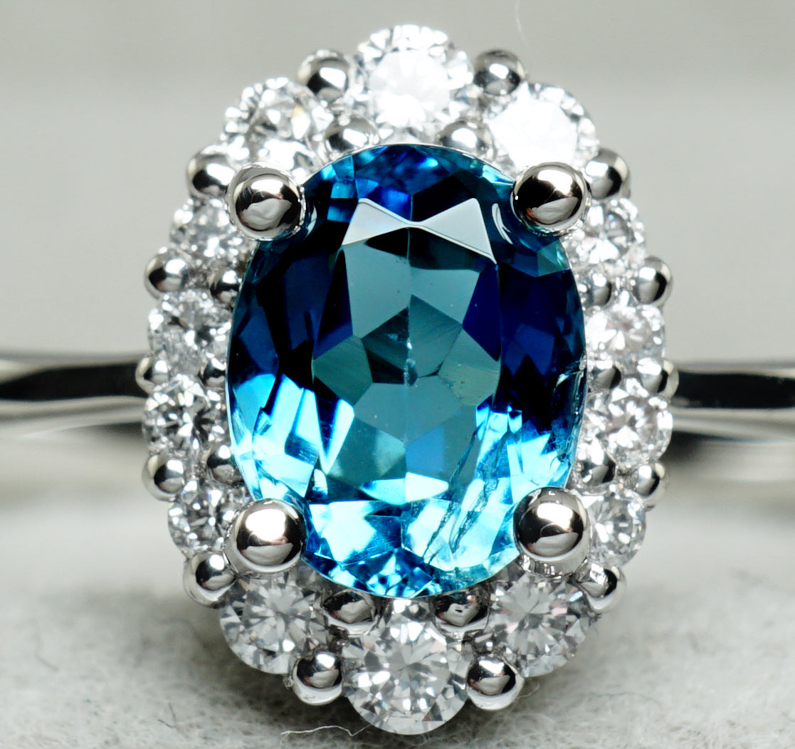 アクアマリン リング