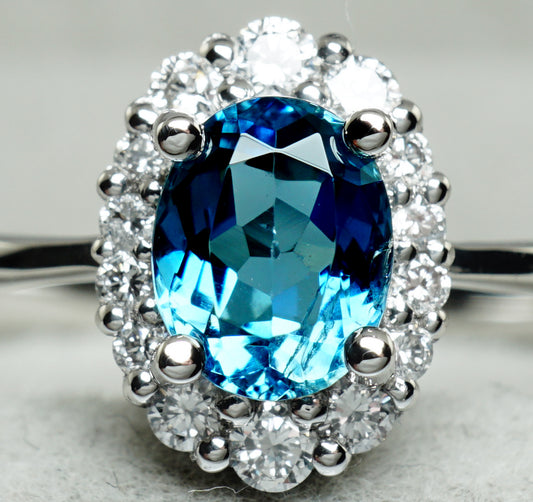 アクアマリン リング