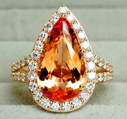 インペリアルトパーズ リング