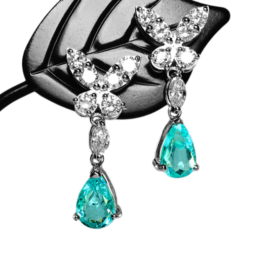 パライバトルマリン ピアス