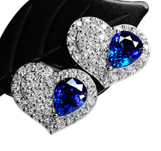 サファイア ピアス