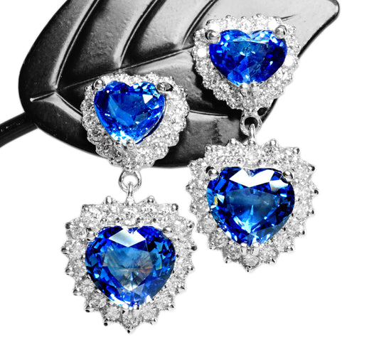 サファイア ピアス