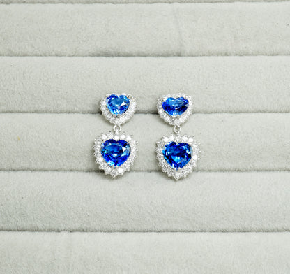 サファイア ピアス