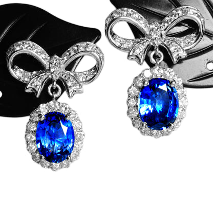 サファイア ピアス