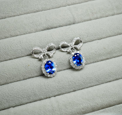 サファイア ピアス