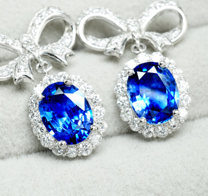 サファイア ピアス