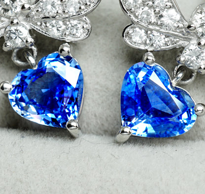 サファイア ピアス