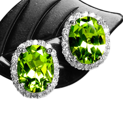 ペリドット ピアス