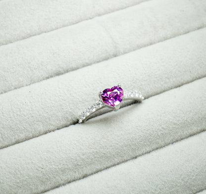 パープルサファイア リング