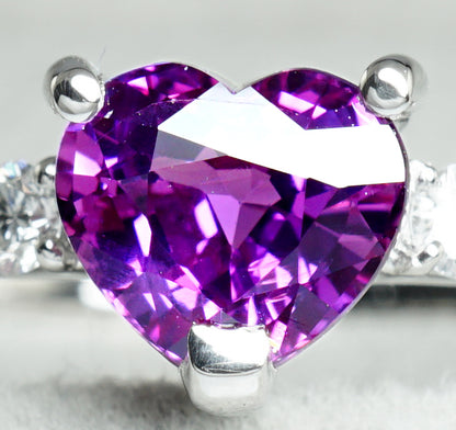 パープルサファイア リング