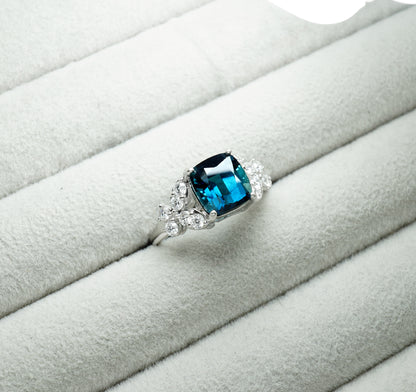 インディゴライトトルマリン リング