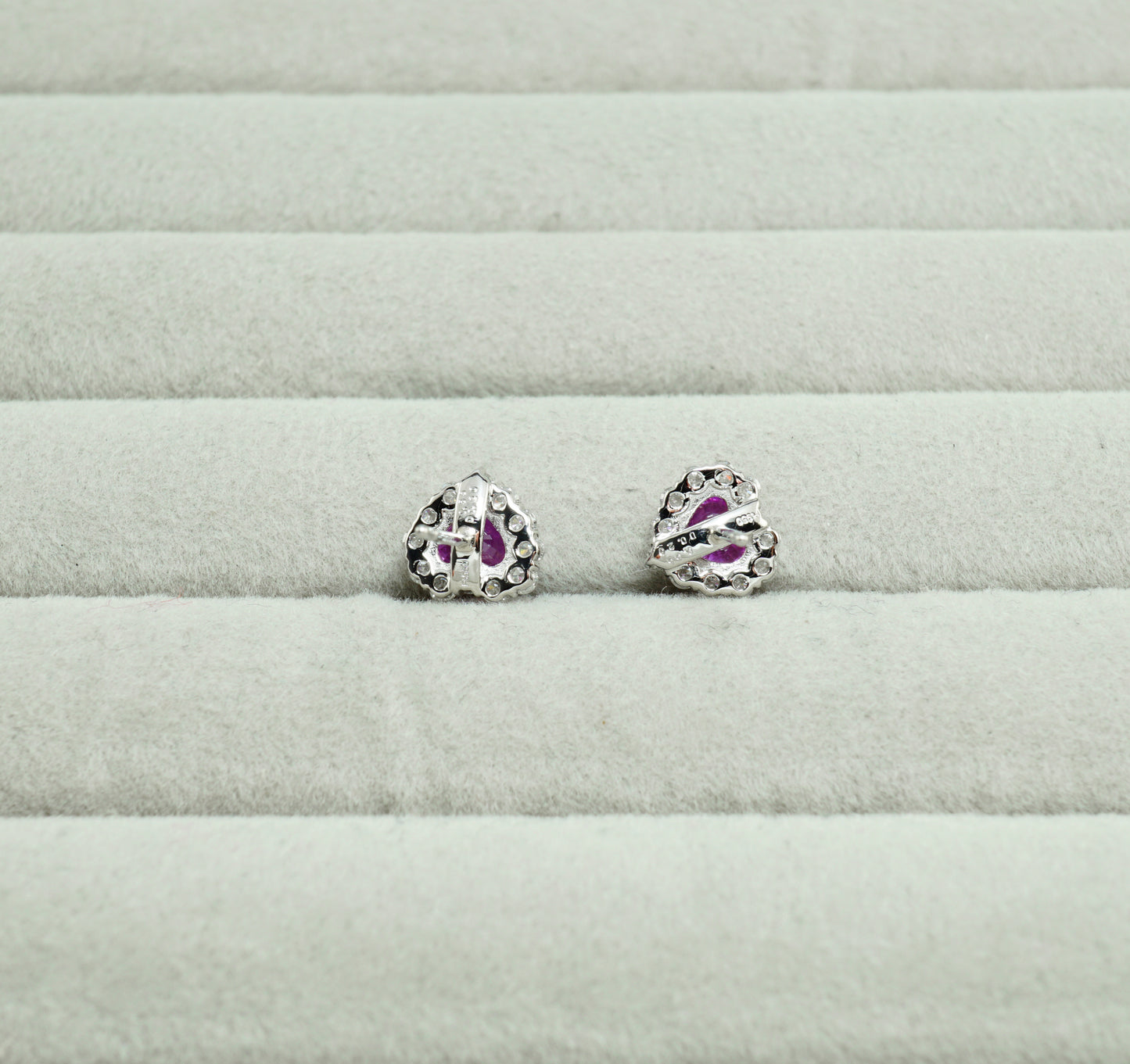 ピンクサファイア ピアス