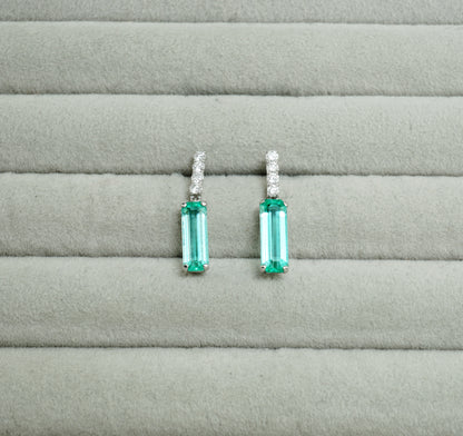 エメラルド ピアス