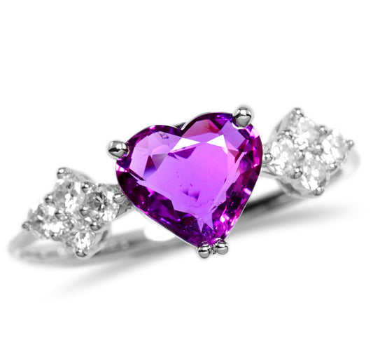 パープルサファイア リング