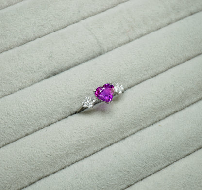 パープルサファイア リング