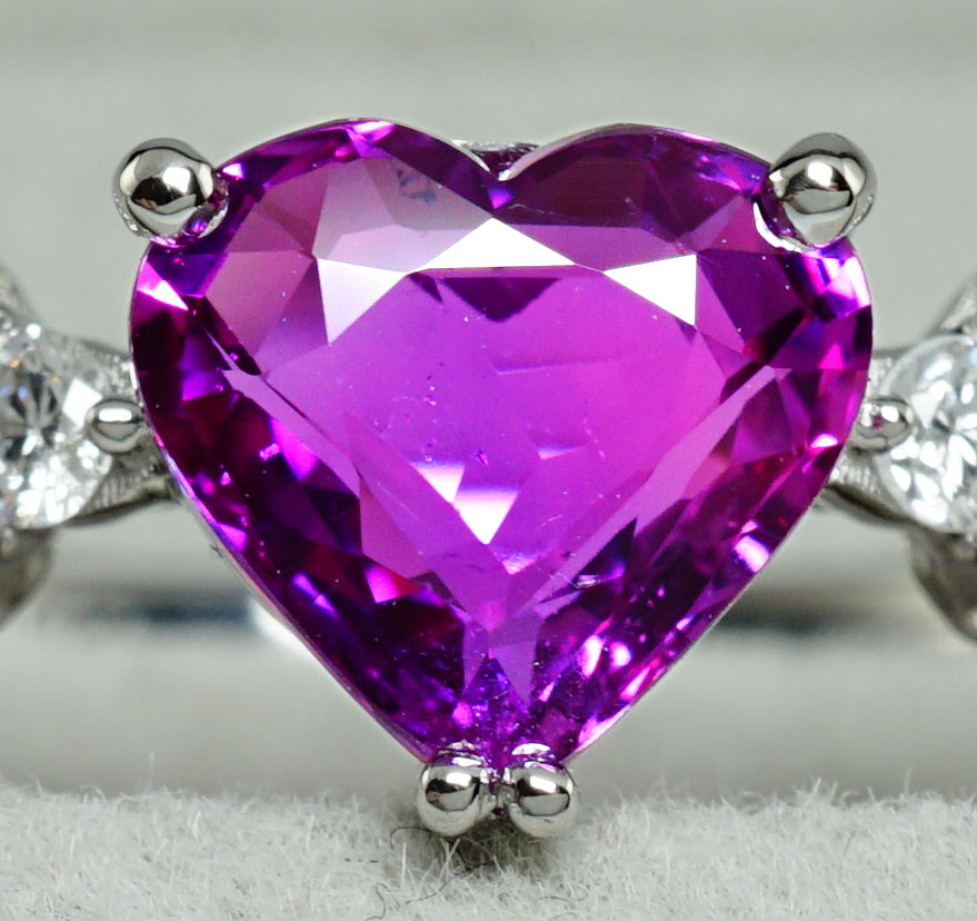 パープルサファイア リング