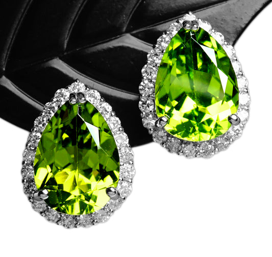 ペリドット ピアス