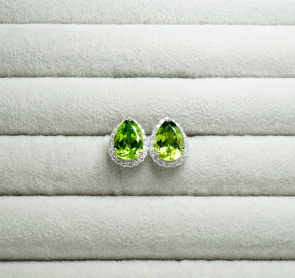 ペリドット ピアス