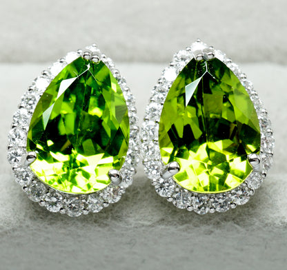 ペリドット ピアス