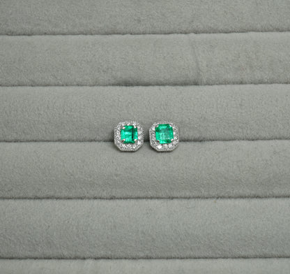 エメラルド ピアス