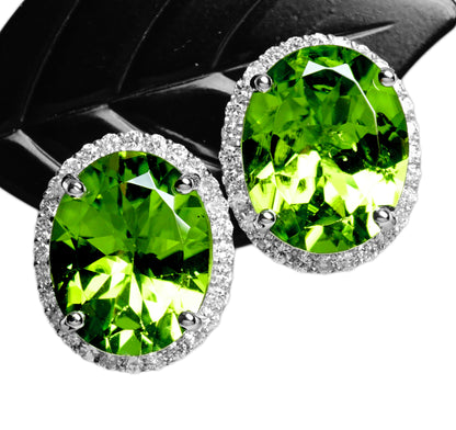 ペリドット ピアス