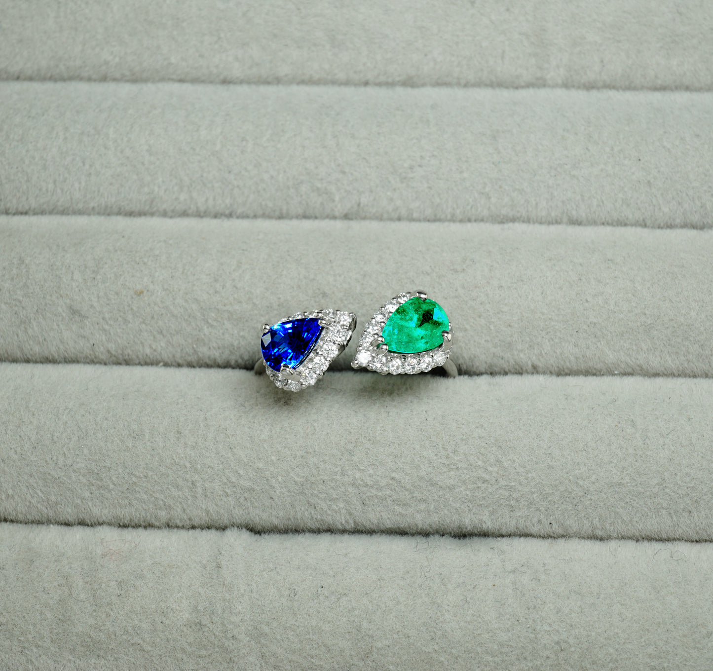 サファイア エメラルド リング