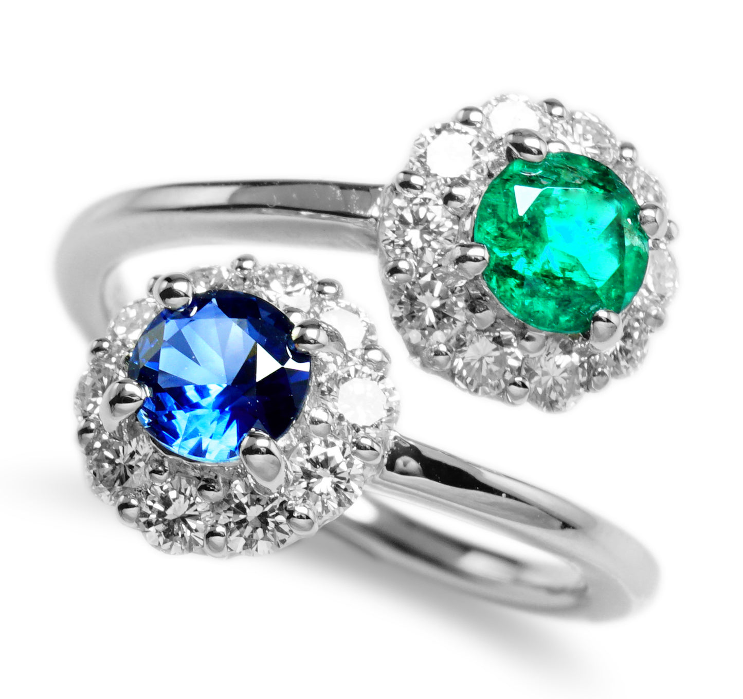 サファイア エメラルド リング