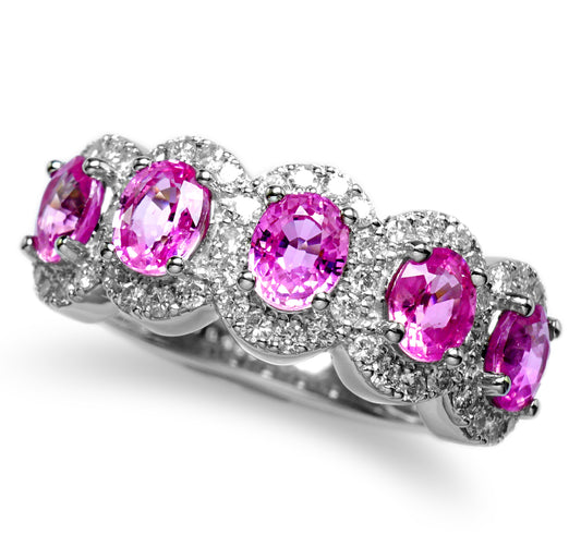 ピンクサファイア リング