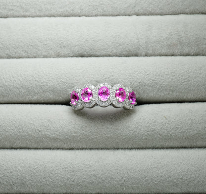ピンクサファイア リング