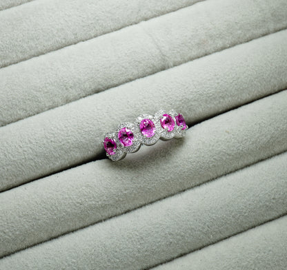 ピンクサファイア リング