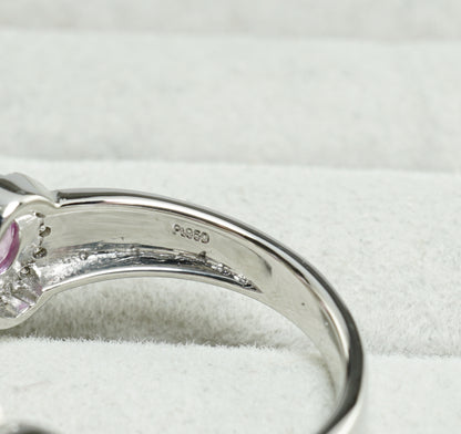 ピンクサファイア リング