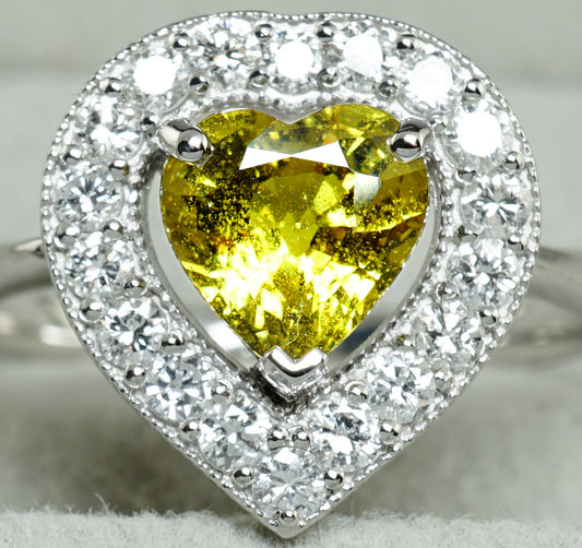 イエローサファイア リング