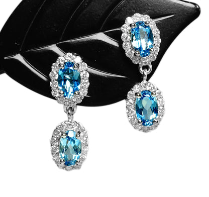 サンタマリアアクアマリン ピアス