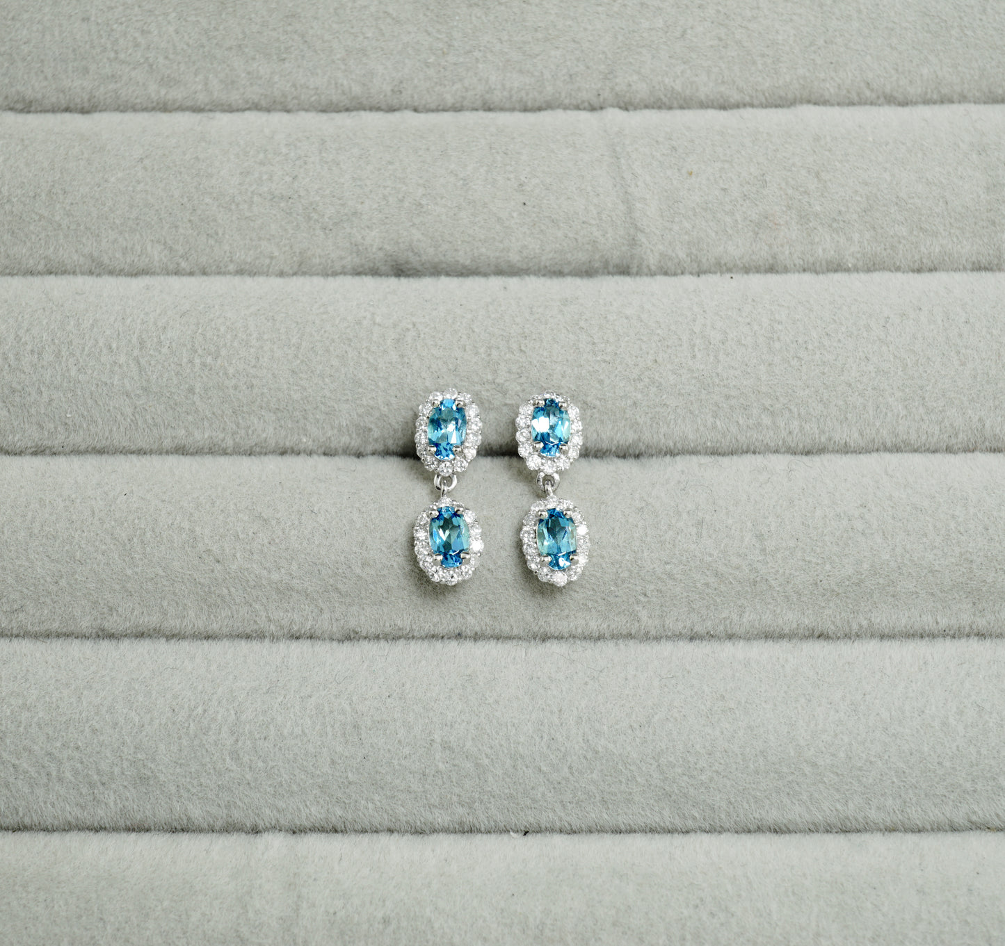 サンタマリアアクアマリン ピアス