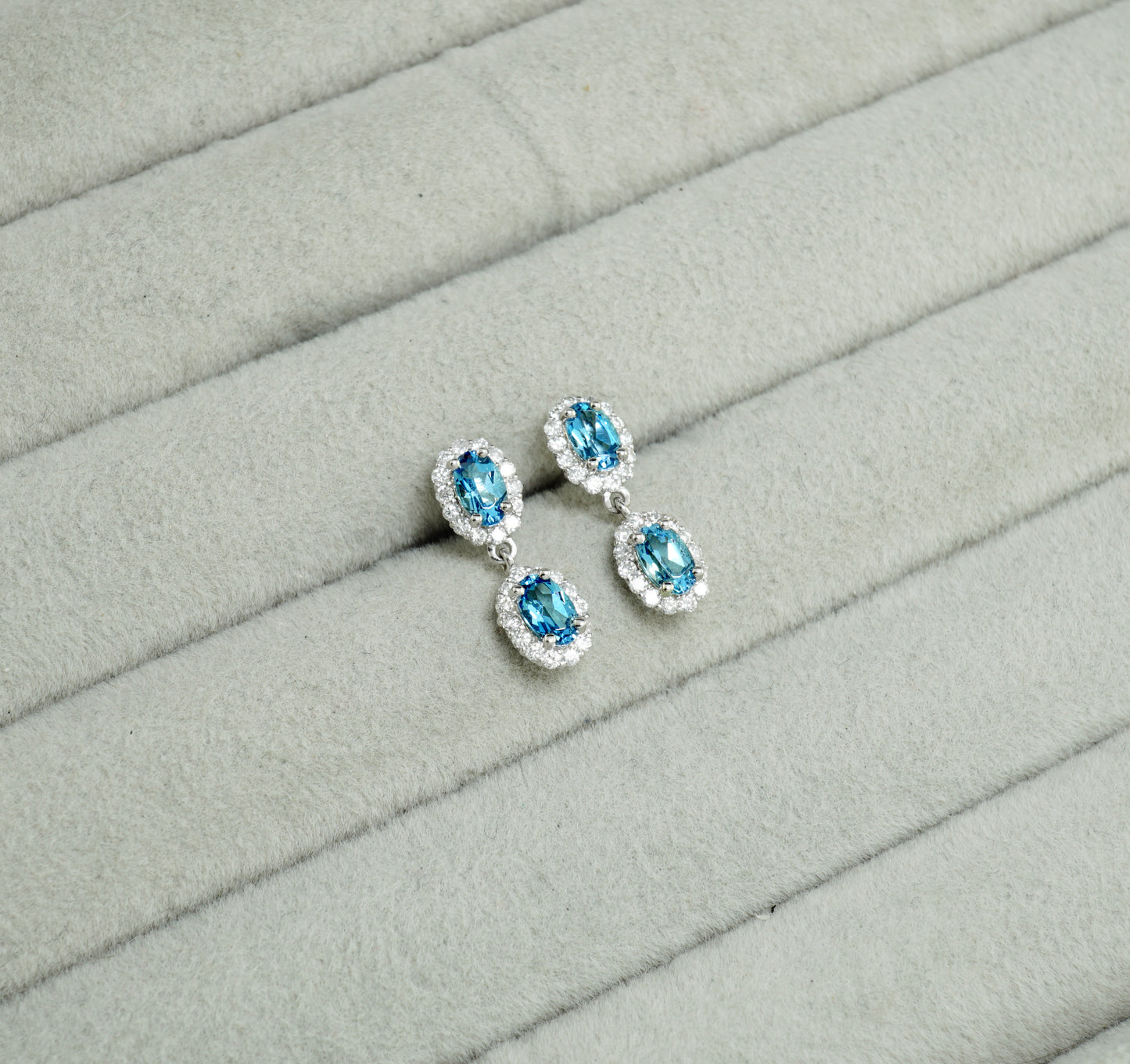 サンタマリアアクアマリン ピアス