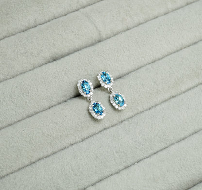 サンタマリアアクアマリン ピアス